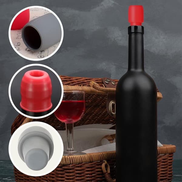 8 stk. vinprop vinflaskeprop vintilbehør 8 Pcs