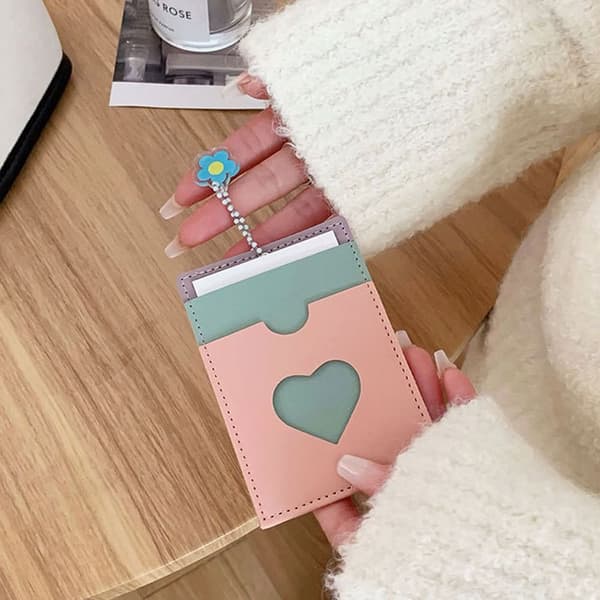 Korthållare Väska Kort Plånböcker GRÅ grey