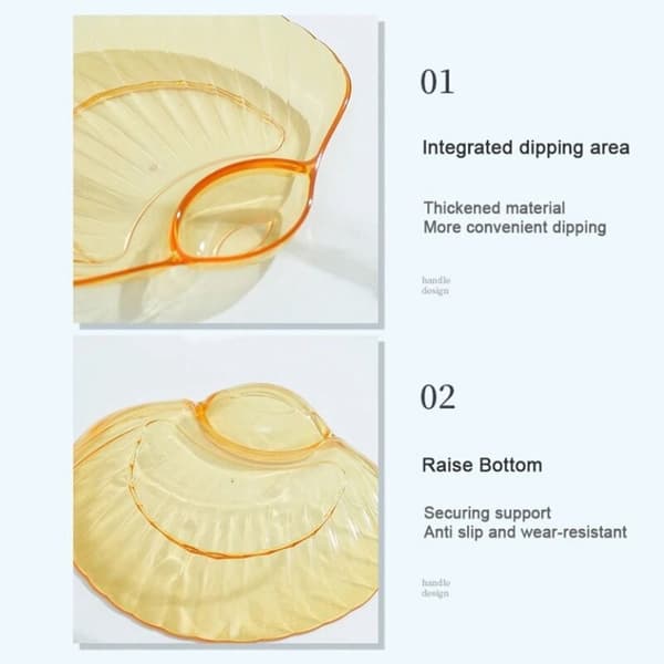 Torkad Frukt Snacksbricka Dumplingbricka BLÅ B B Blue B-B