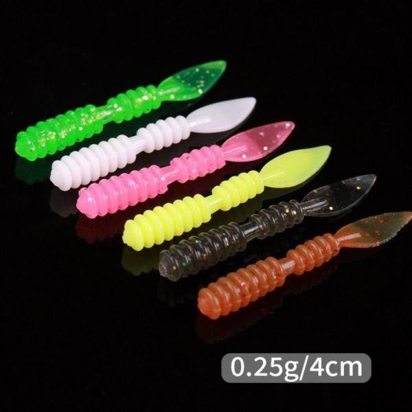 20STK Fiske Myke Lures Fiske Jig Lure GUL yellow