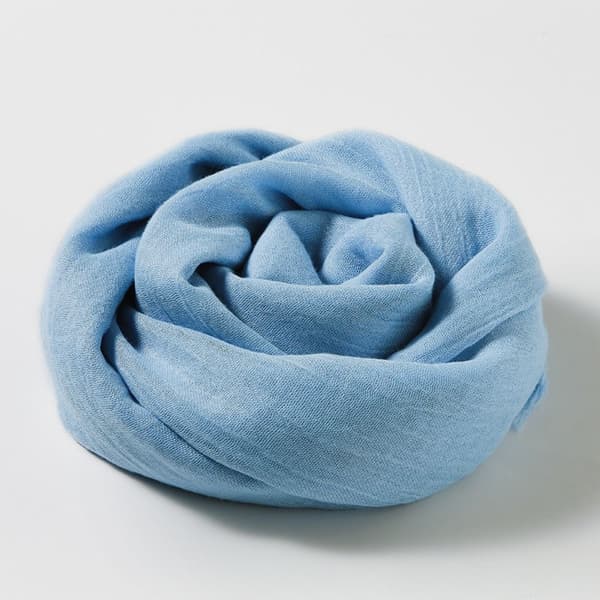 Skjerf Sjal LYSEBLÅ Light blue