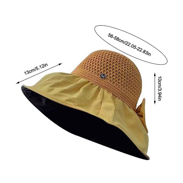 Bøttehat Solhat GUL Yellow