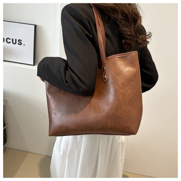 Skuldertaske Shopper SORT Black