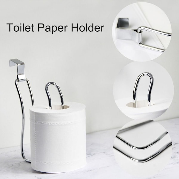 Toiletpapirholder Tissue Håndklæderulle Dispenser SORT black