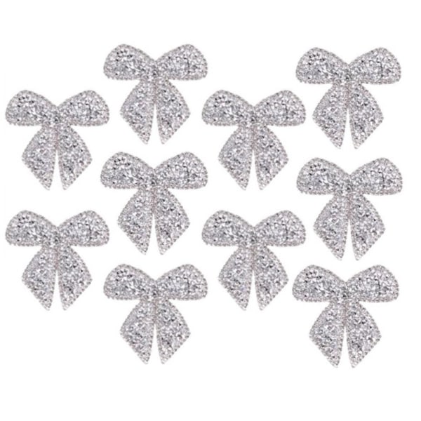 Bow Knot Rhinestone Patches Applikationer Patches Beklædningsgenstand