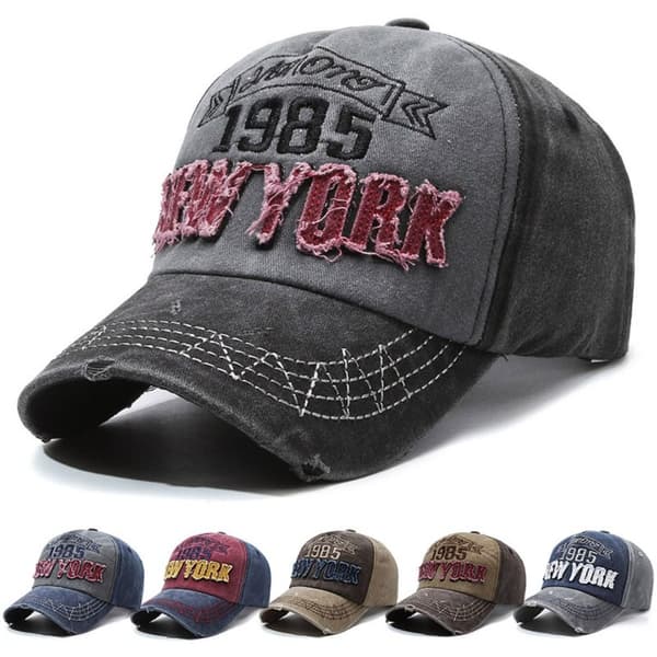Bogstavbroderi Baseballkasketter Snapback Hatte GRÅ grey