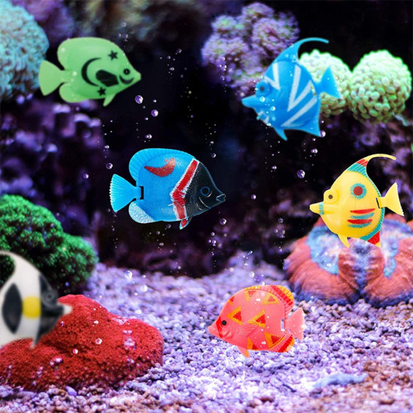 10 stk. Ocean Tropiske Fisk Flydende Fiske Falske Tropiske Fisk Random color