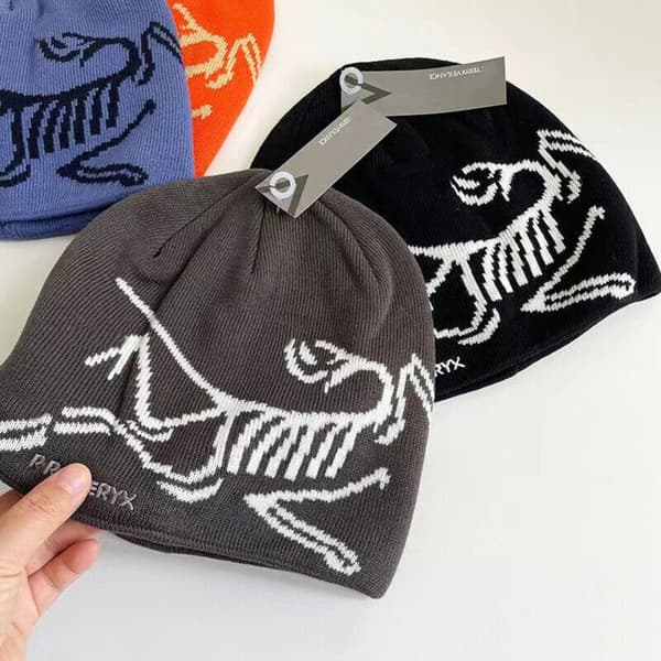 Trådstickad mössa Hip-hop stil mössa BLÅ Blue