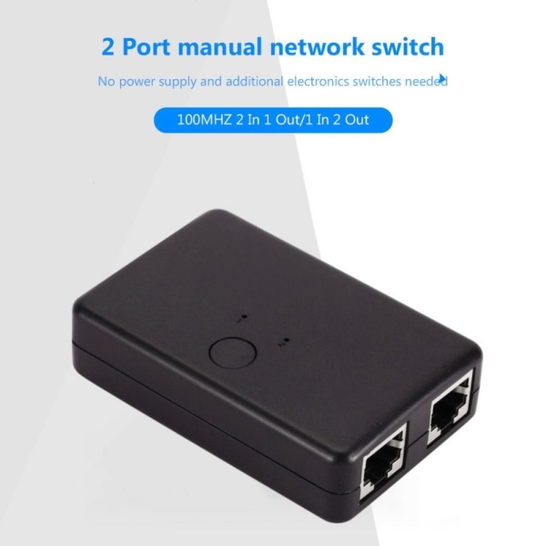 Nätverksväxlare Box Selector Ethernet