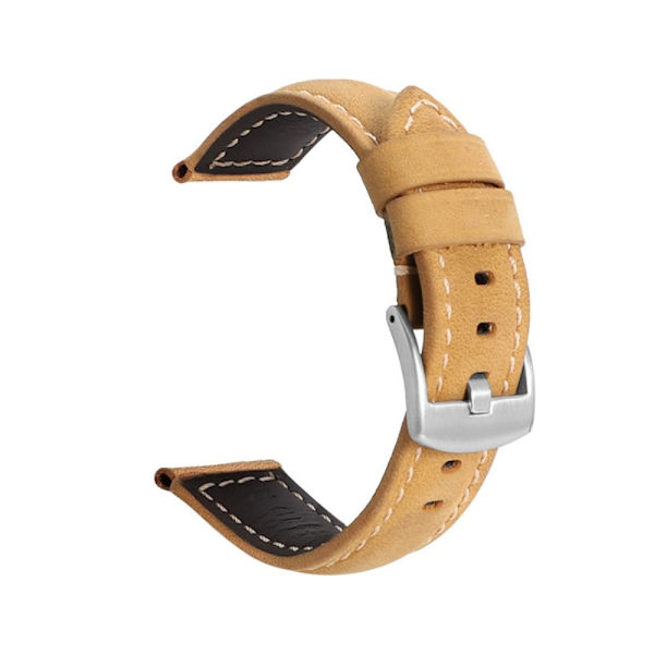 Urrem Damer Mænd Urrem LYSEBRUN 22MM Light Brown 22mm