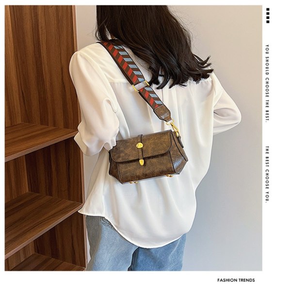 Crossbody-väska Liten fyrkantig väska BEIGE beige
