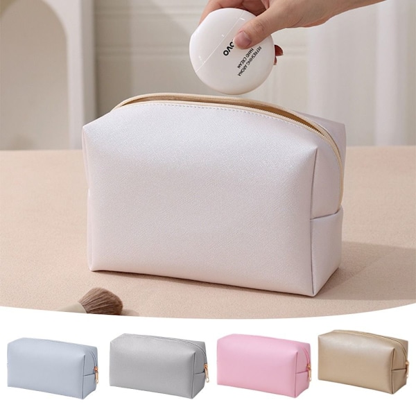 Make Up Taske Kosmetiktaske HVID L White L
