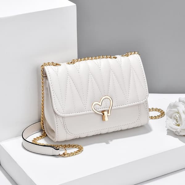 Messenger Bag Klaffveske HVIT white