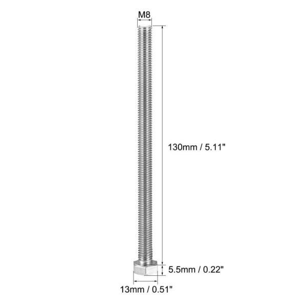 4 kpl kuusiopultit kuusikulmainen ruuvipultti M6X140MM4PCS 4 kpl M6x140mm4PCS