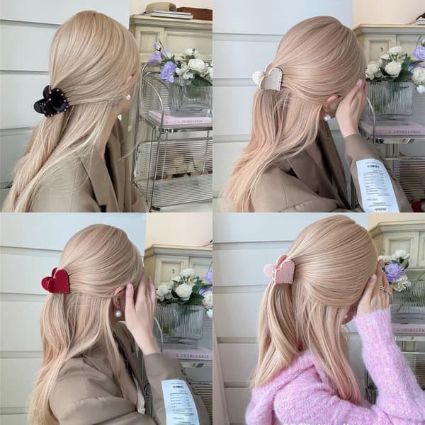 Hårklyper Hestehale Barrettes BEIGE BEIGE