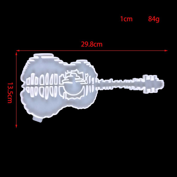 Spille Form Resin Crafts Forme Solnedgang Guitar Resin Forme