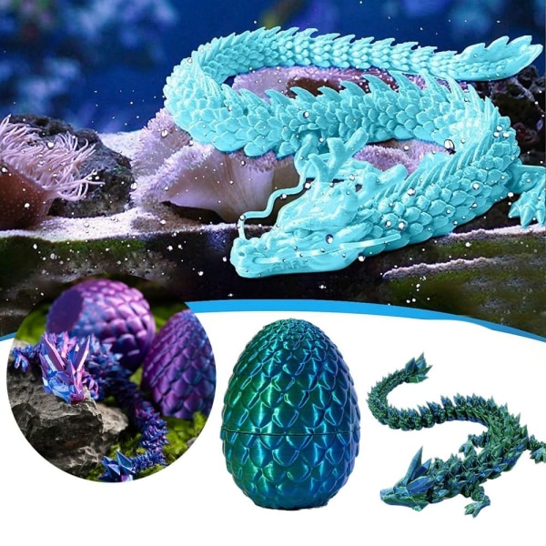 3D- printed nivelletty lohikäärme 3D- printed lohikäärme PURPLE purple