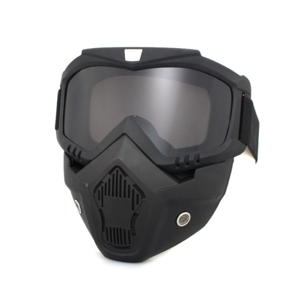 Motorcykel Goggles Off-Road Hjelm Goggles GRÅ gray