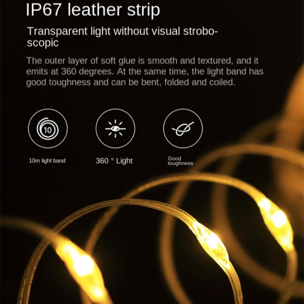 Camping String Light Camping Lanterne GRØN Green