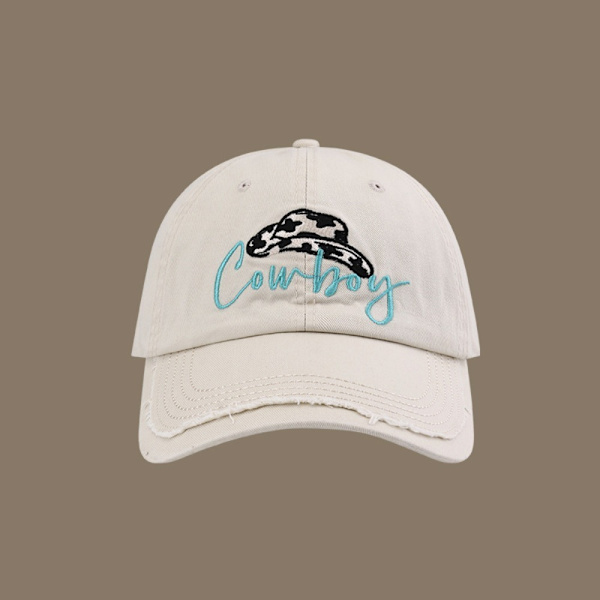Muoti cap kirjaimella brodeerattu cap VALKOINEN White