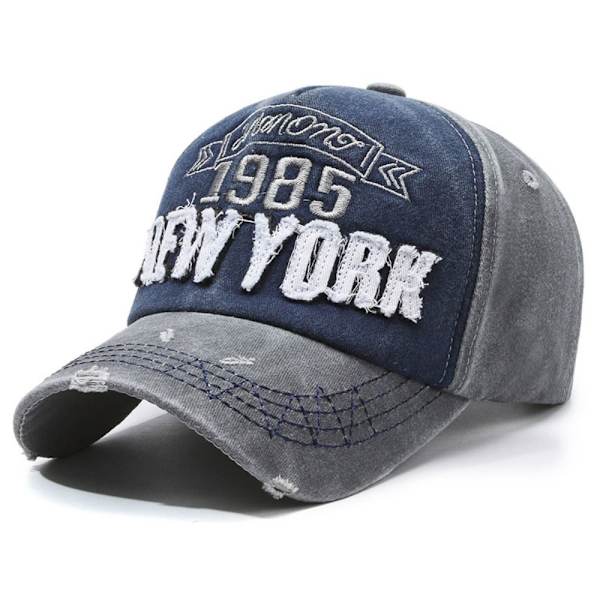 Brevbroderi Baseballcapser Snapback-hatter GRÅ grey