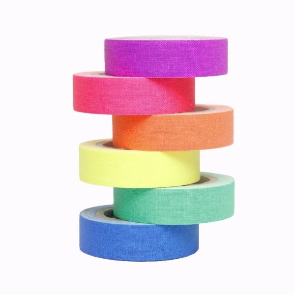 Neon Gaffer Cloth Tape UV Reactive Tape BLÅ blue