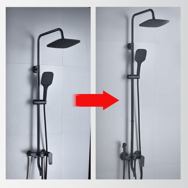 Duschförlängningsrör Lyftstång 2 2 20cm