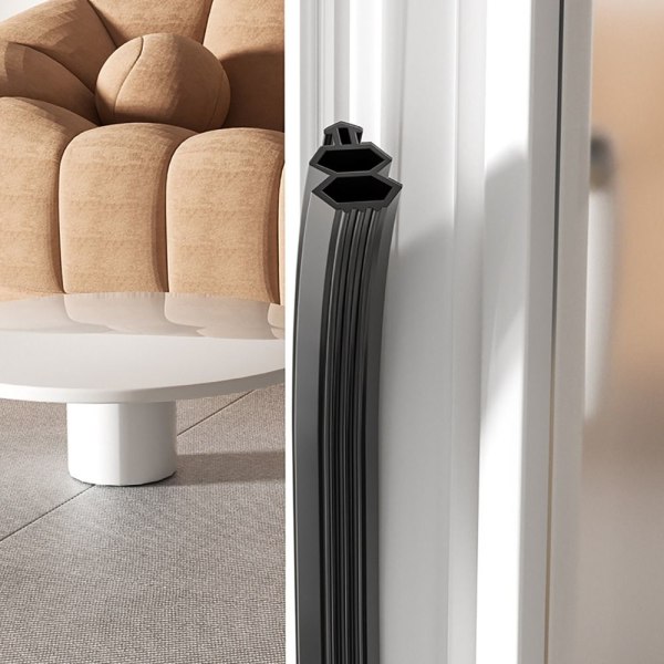 4M Fönster Tätningslist Draft Excluder TRANSPARENT Transparent