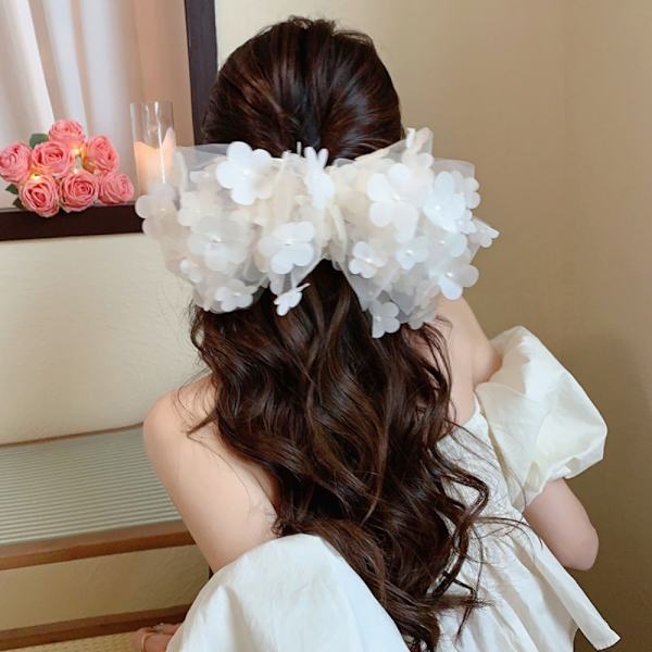 Bow Hair Claw Hair Claw Clip SVART black