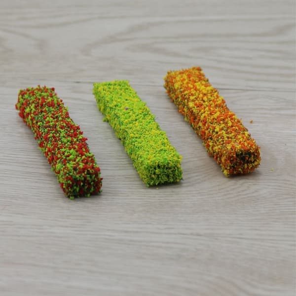 3 ark miniatyr trädgårdsdekor hållbar statisk 2 2 2