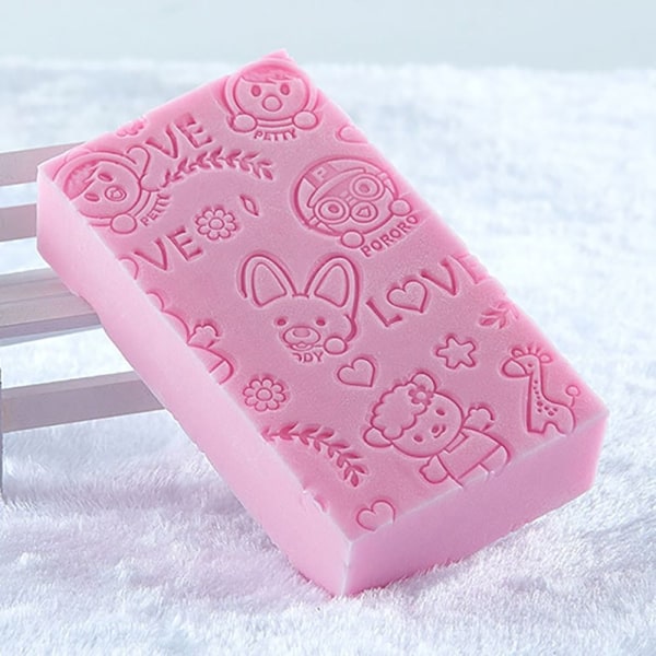 Shower Sponge Dead Skin Remover Borstar ROSA PINK