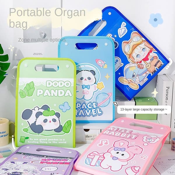 Stereo Organ Bag A4 -kansio SININEN BLUE
