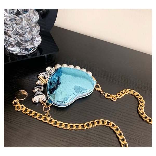 Crossbody tasker skuldertaske SØLV silver