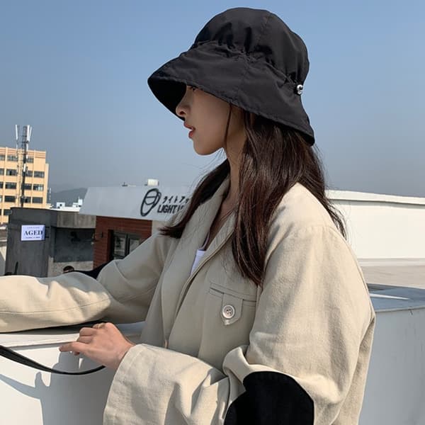 Bucket Hat Snøre Basin Hatte SORT black
