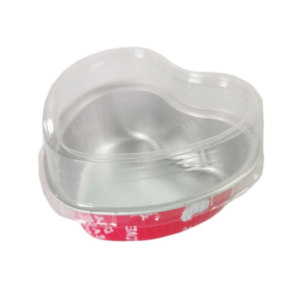 10 kpl / set alumiinifoliolla kakkupannu Cupcake Cup #2 kannet ja #2 With Lids-With Lids