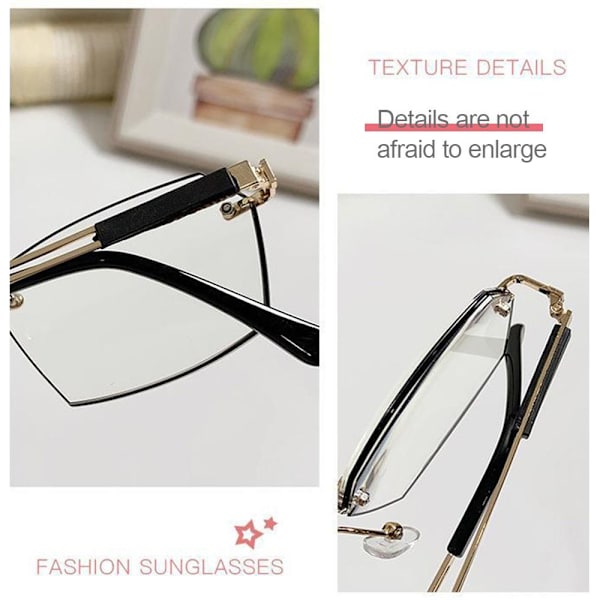 Læsebriller Ultra Light Briller BLACK GULD STRENGTH 350 Black gold Strength 350