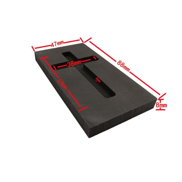 Smält Raffineringsform Grafit Göt Bar Form 01 01