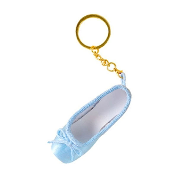 Satin Pointe Shoes avaimenperä Ballettikengät Suloinen avaimenperä SININEN Blue