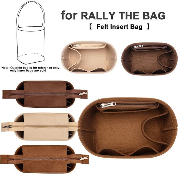 Bucket Bag Insert Bag Linner Bag BRUN 1 1 brown 1-1