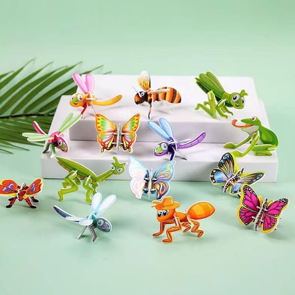 25 st Insekts pusselbitar DJUR DJUR Animals