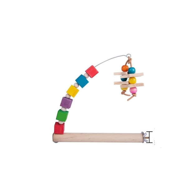 Parrot Standing Stick Fugle Aborre Stand Fugle Hængekøje Stand