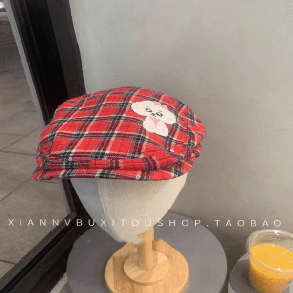 Baret Hat Maler Hat RØD red