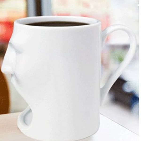 Morsom ansiktskaffekopp Keramisk kopp Pai-spisekopp