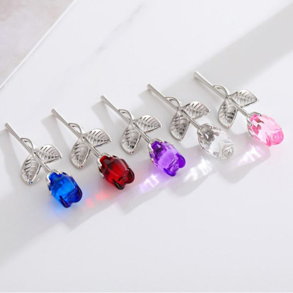 Crystal Rose Ornament Kodinsisustuskoristeet C C C
