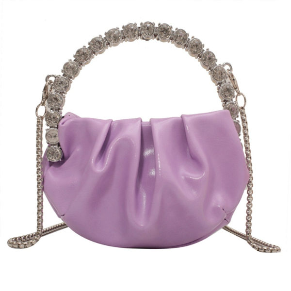 PU Läder Handväska Mini Crossbody Väska RÖD Red