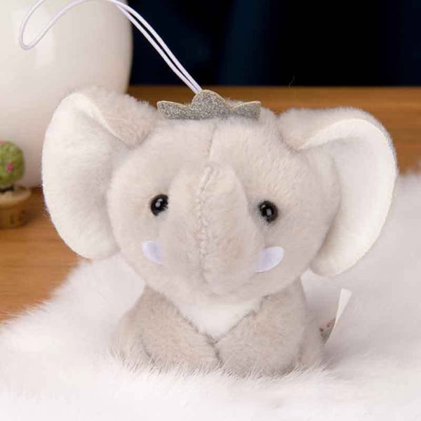 Elephant Keychain Doll Pendant Elephant Keychain BLÅ Blue