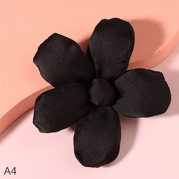 Mote Stoff Brosje Blomster Design Brosje Pins SORT NO BROOSJE black no brooch-no brooch