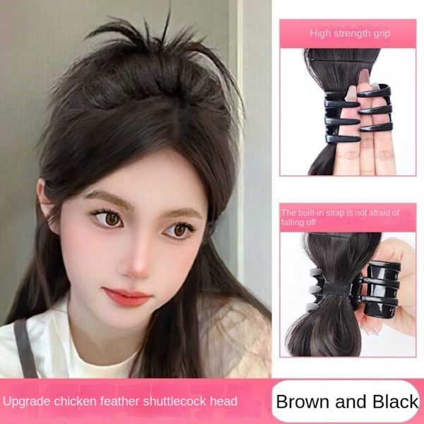 Hair Claw Hair Claw Clip RUSKEA&MUSTA Brown&Black