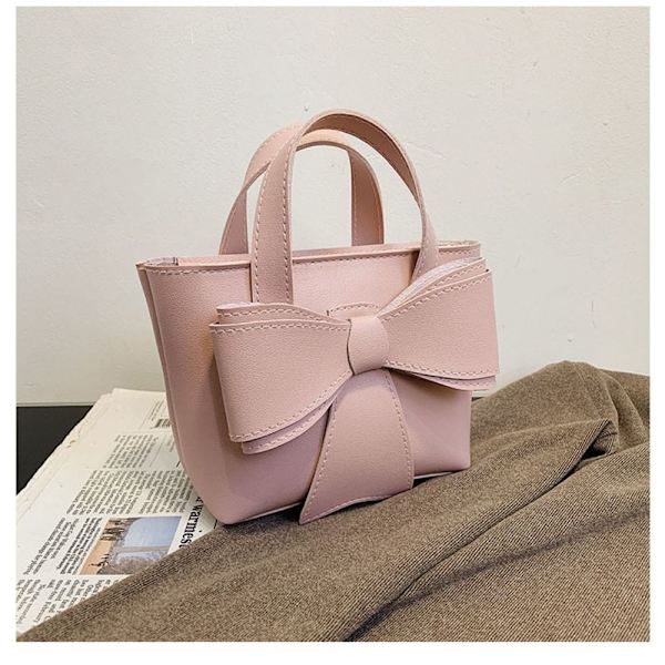 Liten axelväska Bow Design Handväskor ROSA S pink S