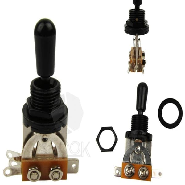 3-veis vippebryter for elektrisk gitar pickup 2 2 2